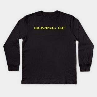 BUYING GF YELLOW Kids Long Sleeve T-Shirt